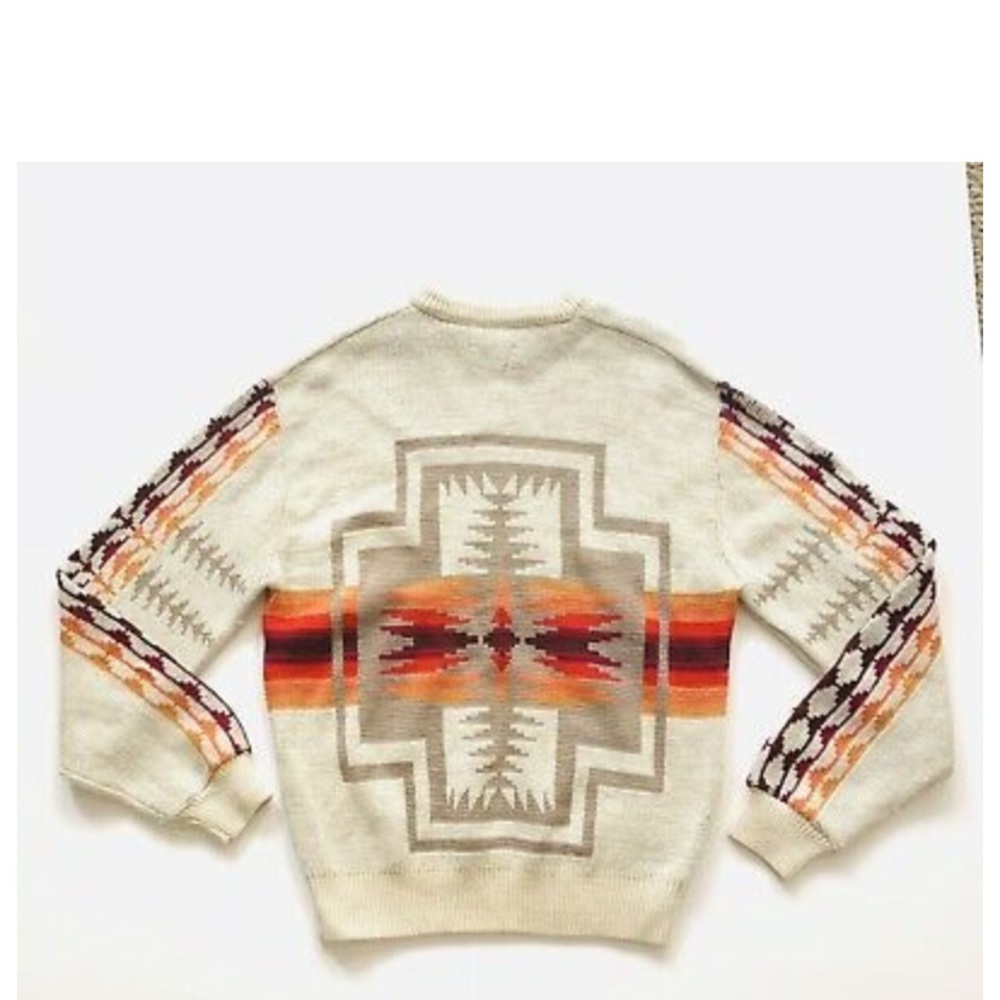 Mens Pendleton Western Style Wool Sweater